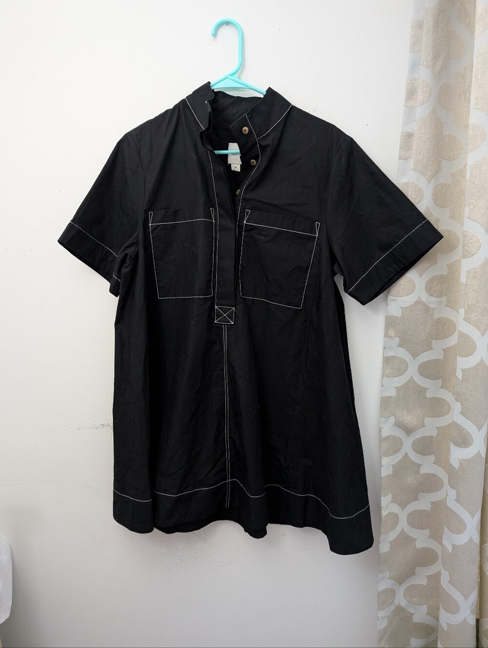 Anthropologie Maeve Black Shirt Dress